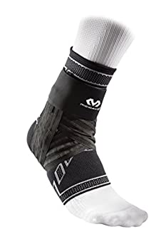 【中古】【輸入品・未使用】McDavid エリート エンジニアリング 弾性 足首ブレース サポート フィギュア6ストラップ ステイ X-Large