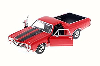 【中古】【輸入品・未使用】Motormax 79347RD 1970 Chevrolet El Camino SS 396 レッド 1/24 ダイキャストモデルカー