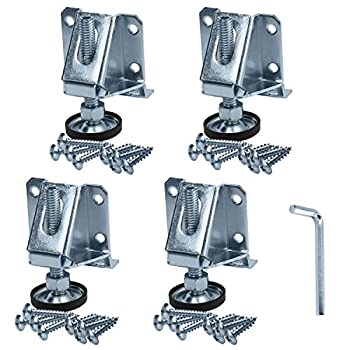 【中古】【輸入品・未使用】Rok Hardware 4パック 高耐久 8000ポンド 耐荷重調節可能 家具脚レベラー