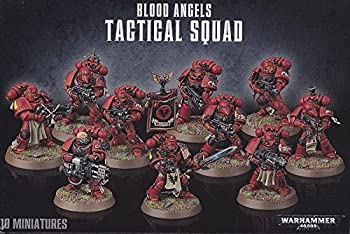 【中古】【インポート品・未当て嵌める】Warhammer 40K Blood Angels Tactical Squad (2014) Model: [並行輸入品]