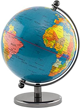 【中古】【インポート品・未当て嵌める】[ブルベイカー]BRUBAKER Office Decoration Interactive Political World Globe 7.5 inches tall Dark Blue Globe_Dblu_se [並行輸入品]