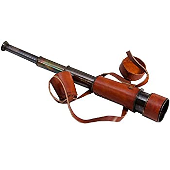 【中古】【輸入品・未使用】Pullout Telescope (all leather cover) 28 inches [並行輸入品]｜スカイマーケットプラス 47,314円