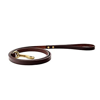 【中古】【インポート品・未当て嵌める】(無償性幽客) DAY\u0027S PAW FREE RUN NATURAL LEATHER LEAD 自然的なめし革先んじる (L%ｶﾝﾏ% BROWN) [並行輸入品]