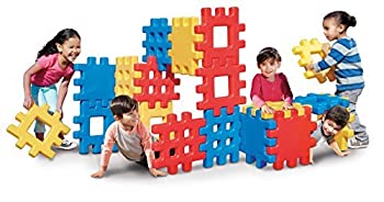 【中古】【インポート品・未当て嵌める】Little Tikes Big Waffle Block Set - 18 pieces [並行輸入品]