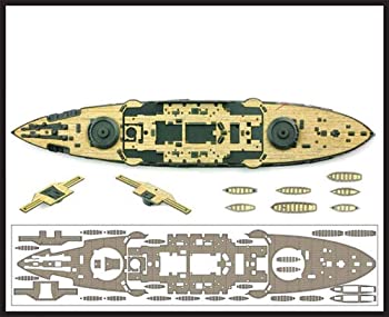 【中古】【輸入品・未使用】インフィニモデル 1/700 IWシリーズ 日本海軍 戦艦 三笠用 木製甲板 H社用 プラモデル用パーツ IW7016