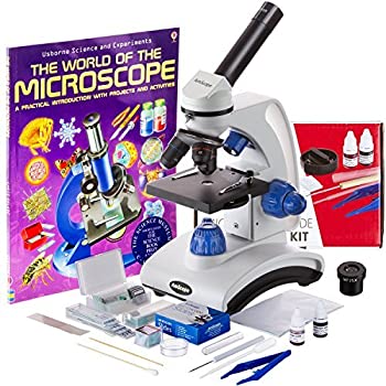 【中古】【輸入品・未使用】AmScope AWARDED 2016 BEST STUDENT MICROSCOPE 40X-1000X Dual Light Optical Glass Lens All-Metal Framework Student Microscope + Microscop 96,119円