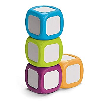 【中古】【輸入品・未使用】ETA hand2mind 2?1?/ 4インチwrite-on/wipe-off Dice (Set of 4?)