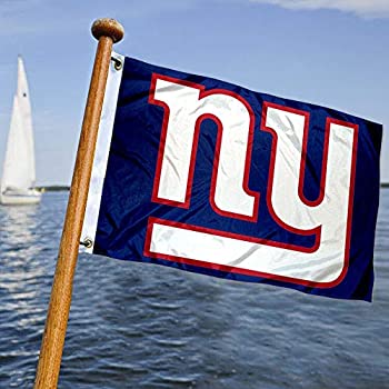 【中古】【インポート品・未当て嵌める】New York Giants Boat and Golf Cart Flag