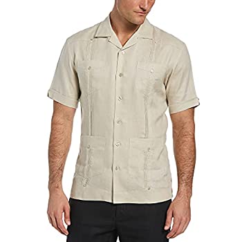 【中古】【輸入品・未使用】(キューバベラ) Cubavera メンズ 半袖 リネン100% グアヤベラ US サイズ: 4X カラー: ベージュ