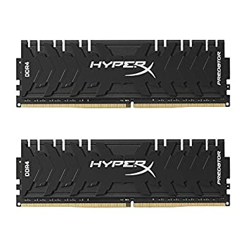 【中古】【インポート品・未当てはめる】Kingston Technology HyperX Predator Black 16GB 3200MHz DDR4 CL16 DIMM XMP Desktop Memory HX432C16PB3K2/16 [並行輸入品]
