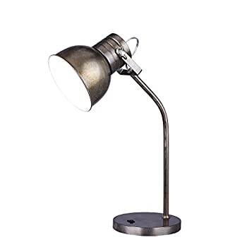 【中古】【輸入品・未使用】Martinリチャード・w-1540?21.5で。メタルデスクランプ???Rust Brushedスチール グレー W-1540 1