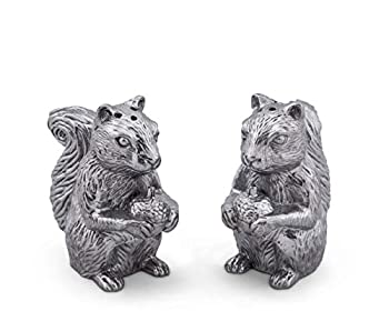 【中古】【輸入品・未使用】Vagabond家ピューターリスSalt & Pepper Set 6?%ﾀﾞﾌﾞﾙｸｫｰﾃ% Long x 2?%ﾀﾞﾌﾞﾙｸｫｰﾃ% W x 4?%ﾀﾞﾌﾞﾙｸｫｰﾃ% T