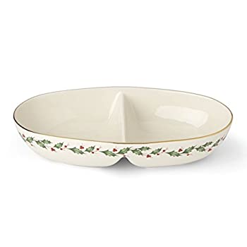 【中古】【輸入品・未使用】(42) - Lenox Holiday Divided Oval Bowl|スカイマーケットプラス