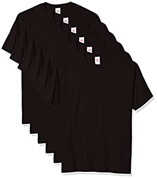 【中古】【輸入品・未使用】Hanes メンズ ComfortSoft Tシャツ (6着パック) US サイズ: 4L カラー: ブラック