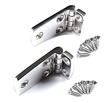 【中古】【輸入品・未使用】mXeolボートステンレススチール製ヒンジMarine 316ステンレススチール3?%ﾀﾞﾌﾞﾙｸｫｰﾃ% x 1???1?/ 2?%ﾀﾞﾌﾞﾙｸｫｰﾃ%ペア