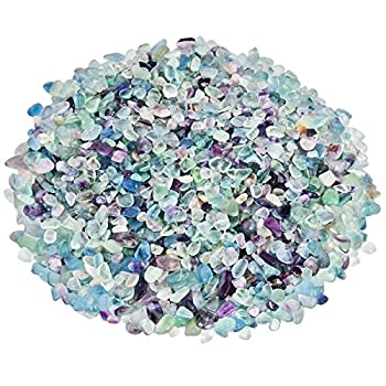 【中古】【輸入品・未使用】SUNYIK フローライト タンブルチップ ストーン クラッシュクリスタル クォーツピース 不規則な形のストーン 1ポンド (約460グラム)｜スカイマーケットプラス 10,461円