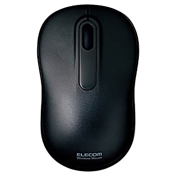 【中古】【輸入品・未使用】エレコム マウス ワイヤレス (レシーバー付属) Mサイズ 光学式 ブラック M-HC01DRBK
