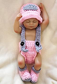 【中古】【輸入品・未使用】Wamdoll ミニチュア 10インチ 本物の美しいドリーマー 新生児 ベビードール シリコン フルボディ 防水 女の子用｜スカイマーケットプラス