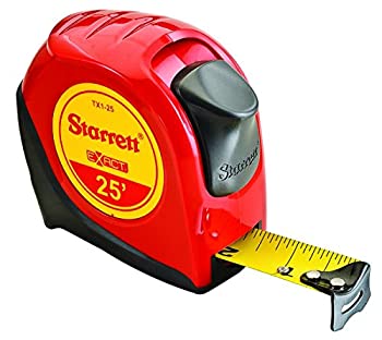 【中古】【インポート品・未当て嵌める】Starrett KTX1-25-N-SP01 Exact Tape Measure%ｶﾝﾏ% 1%ﾀﾞﾌﾞﾙｸｫｰﾃ% Wide x 25\u0027%ｶﾝﾏ% Graduated インチ 1/16%ﾀﾞﾌﾞﾙｸｫｰﾃ%%ｶﾝﾏ% with Over molding for Im