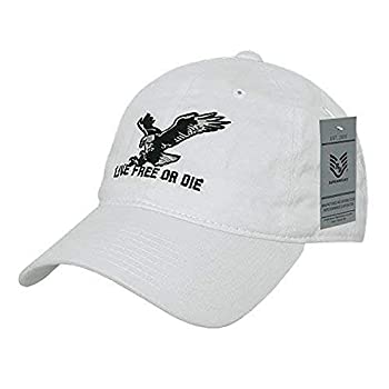【中古】【輸入品・未使用】Rapid Dominance A03-LFD-WHT Live Free or Die Relaxed Graphic Cap44; White