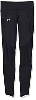 Under Armour Women's SpeedPocket Run Tights%カンマ% Black Reflective%カンマ% Medium