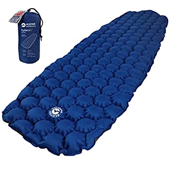 【中古】【輸入品・未使用】ECOTEK Outdoors Hybern8 Ultralight Inflatable Sleeping Pad Air Mattress for Hiking%ｶﾝﾏ% Backpacking%ｶﾝﾏ% Camping%ｶﾝﾏ% Travel - Lightwei