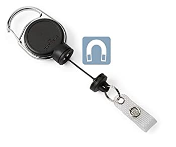 【中古】【輸入品・未使用】丈夫 エクストラストロング バッジ 格納式リール ブラック 5個パック (832901)|スカイマーケットプラス