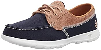 【中古】【インポート品・未当て嵌める】Skechers レディース Go Walk Lite-15430 短艇シューズ US 大いさ: 7 色合い: 青色 レディース靴-靴-スニーカー