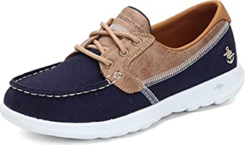 【中古】【輸入品・未使用】Skechers レディース Go Walk Lite-15430 ボートシューズ US サイズ: 6 Wide カラー: ブルー