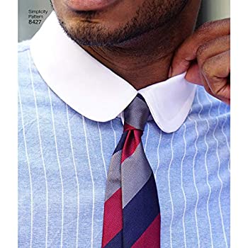 【中古】【輸入品・未使用】Simplicity Pattern 8427 AA Men's Fitted Shirt with Collar and Cuff Variations by Mimi G%ｶﾝﾏ% Size 34-42｜スカイマーケットプラス