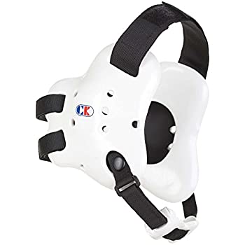 【中古】【輸入品・未使用】(White/Black) - Cliff Keen Fusion Headgear