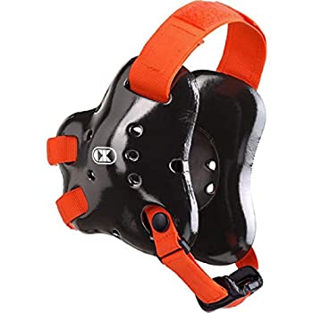 【中古】【輸入品・未使用】Cliff Keen Fusion ヘッドギア ブラック/オレンジ