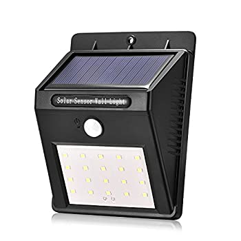 【中古】【輸入品・未使用】ソーラーライト 屋外 人感センサー 防水20 led外灯 庭園灯 おしゃれ ガーデン 明るい 庭園 駐車場 廊下 [並行輸入品]