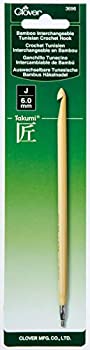 【中古】【輸入品・未使用】CLOVER Takumi 竹製 取替え可能 チュニジア製かぎ針編みフック ブラウン 高さ6.5インチ x 幅0.2インチ x 長さ0.2インチ｜スカイマーケットプラス