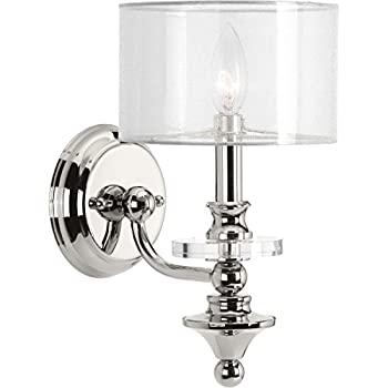 【中古】【輸入品・未使用】Progress Lighting p710013?Marcheシングルライト12???1?/ 4?%ﾀﾞﾌﾞﾙｸｫｰﾃ%高壁取り付け用燭台Shee、 グレー 94710013104 1｜スカイマーケットプラス