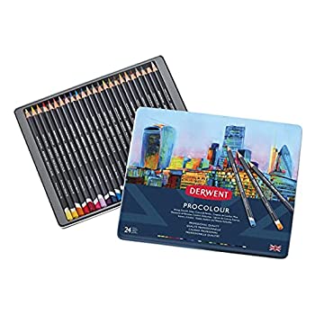【中古】【輸入品・未使用】ダーウェント 色鉛筆 プロカラー 24色 セット 2302506