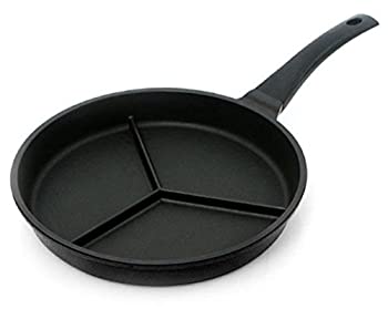 【中古】【輸入品・未使用】[ラブコック] Love Cook トリプル 三分フライパン28cm モーニングファン 分割 しきりフライパン 海外直送品 (Love Cook Triple Sharing Frying P｜スカイマーケットプラス