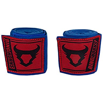 【中古】【輸入品・未使用】RINGHORNS バンテージ ハンドラップ Charger Handwraps （2.5M / ブルー）