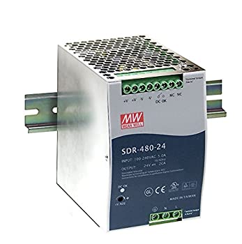 【中古】【輸入品・未使用】Taiwan MeanWell SDR-480-24 480W Single Output Industrial DIN RAIL with PFC Function Meanwell SDR-480-24 [並行輸入品]｜スカイマーケットプラス
