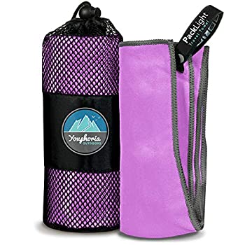 【中古】【輸入品・未使用】Youphoria アウトドア マイクロファイバー 旅行タオル - キャンプ、旅行、ビーチ、バックパッキング、ジム、スポーツ、水泳に最適な速乾タオル -