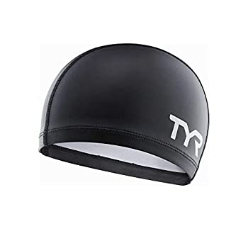 【中古】【インポート品・未当て嵌める】TYR Silicone Comfort Swim Cap (Black)