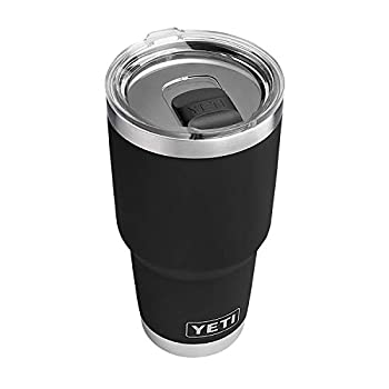 【中古】【輸入品・未使用】YETI イエティ RAMBLER ランブラー 30oz tumbler タンブラー 黒 ブラック [並行輸入品]