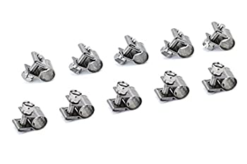 【中古】【輸入品・未使用】HPS fic-8?X 10?SAE # 9ステンレススチール燃料噴射ホースクランプ、5?/ 16?%ﾀﾞﾌﾞﾙｸｫｰﾃ%???25?/ 64?%ﾀﾞﾌﾞﾙｸｫｰﾃ% (Pack of 10?)