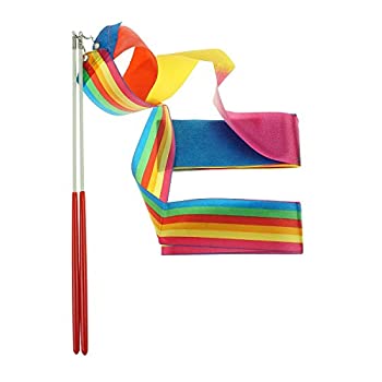 【中古】【輸入品・未使用】Bilipala Rhythmic Gymnasticsリボンキッズ用、バトン、ダンスStreamers、2セット
