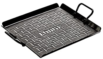 【中古】【インポート品・未当て嵌める】Lodge CRSGP12 Carbon Steel Grilling Pan%ｶﾝﾏ% Pre-Seasoned%ｶﾝﾏ% 12-inch [並行輸入品] キッチン用品・食器・調理器具-その他