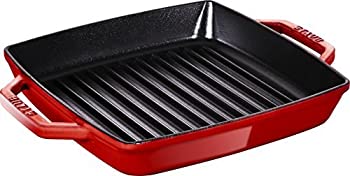 【中古】【輸入品・未使用】Staub Double Handle Grill Square 9%ﾀﾞﾌﾞﾙｸｫｰﾃ% Cherry [並行輸入品]