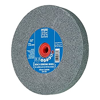 【中古】【輸入品・未使用】PFERD 61785ベンチ砥石、炭化ケイ素、直径6%ﾀﾞﾌﾞﾙｸｫｰﾃ%、厚さ3/4%ﾀﾞﾌﾞﾙｸｫｰﾃ%、1%ﾀﾞﾌﾞﾙｸｫｰﾃ%アーバーホール、60グリット、4140最大RPM 22,052円