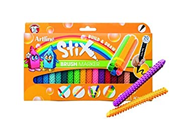 【中古】【インポート品・未当て嵌める】Artline Stix Brush Markers%ｶﾝﾏ% Assorted Color Set of 20 [並行輸入品]
