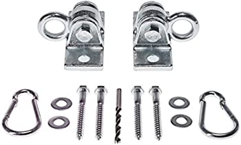 【中古】【輸入品・未使用】Safe-Kidz? 2 Heavy Duty Swing Hangers for Wooden Swing Sets With Mounting Hardware%ｶﾝﾏ% Snap Hooks and Properly Sized Drill Bit for Ins