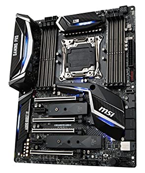 【中古】【インポート品・未当て嵌める】MSI Performance Gaming Intel X299 LGA 2066 DDR4 USB 3.1 SLI ATX Motherboard (X299 GAMING PRO CARBON AC) [並行輸入品]
